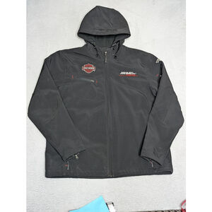 Men's Harley-Davidson Performance Jacket L Black with Red Accents